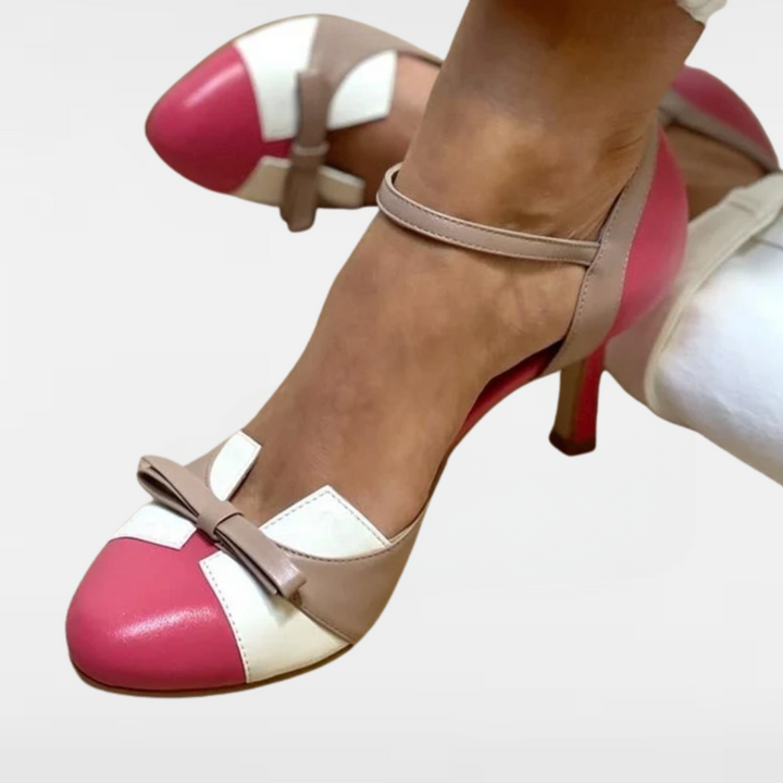 JANINE | ELEGANT ROUND TOE HEELS