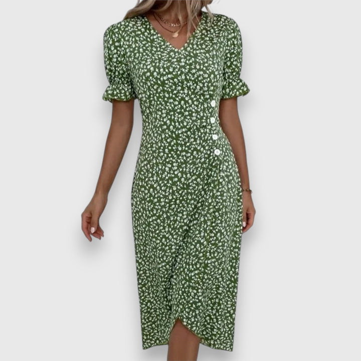 Christina | Elegant Floral Dress