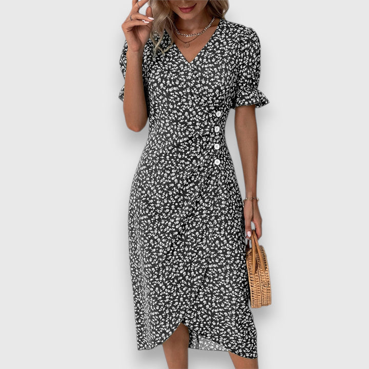 Christina | Elegant Floral Dress