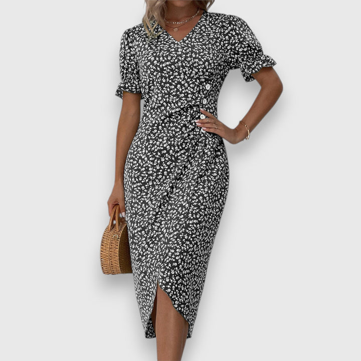 Christina | Elegant Floral Dress