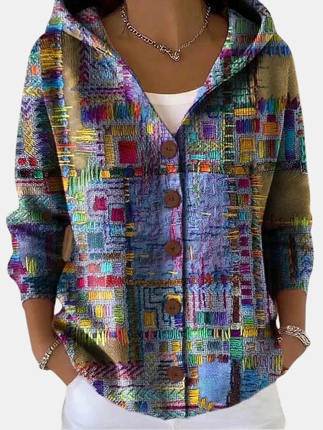 Emily | Long-Sleeved Artistic Cardigan