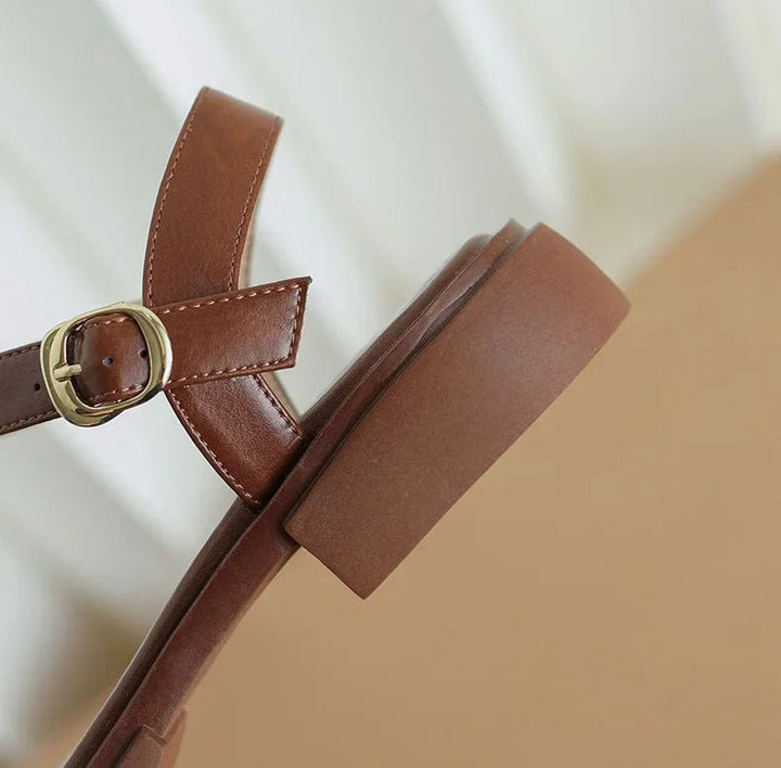 LINDY | ELEGANT LEATHER SANDALS