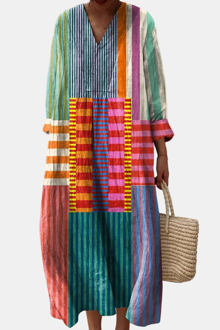 Ariana | Colorful Maxi Dress