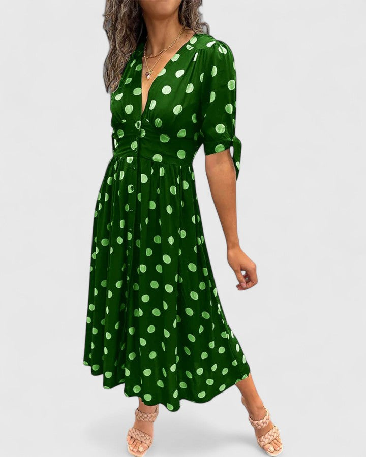 Hope | Sophisticated Polka Dot Dress