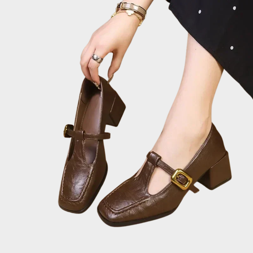 Edith | French-Style Mary Jane Sandals