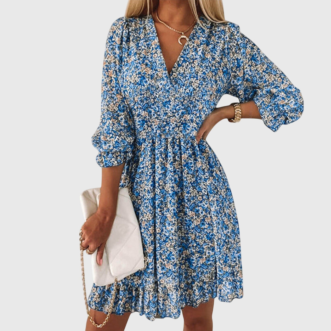 Daniela | Floral Puff Sleeve Dress