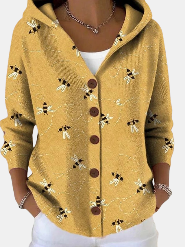 Emily | Long-Sleeved Artistic Cardigan