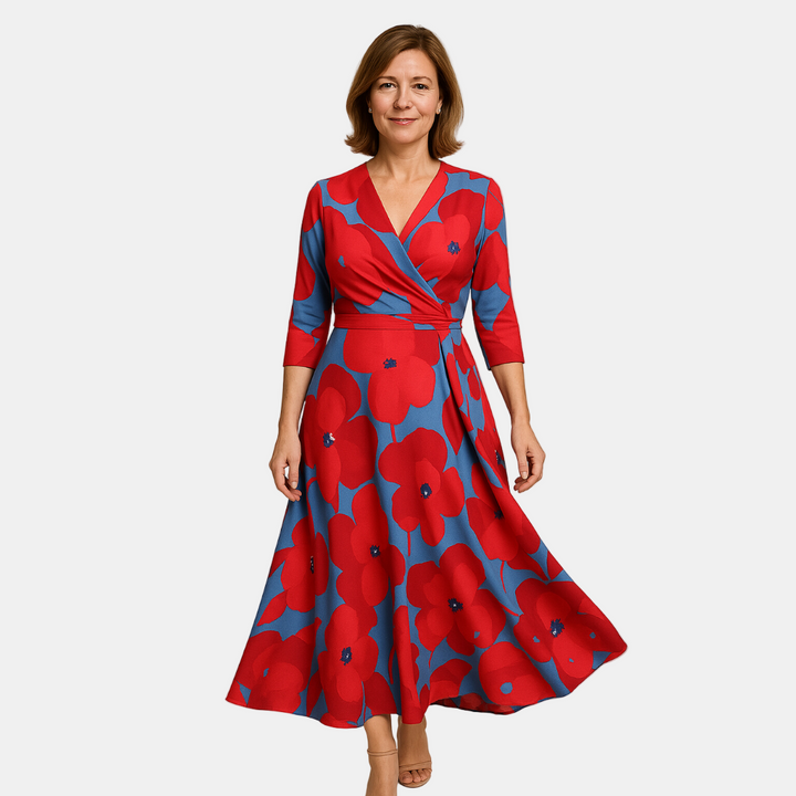 TAYLOR - ELEGANT FLORAL LUXURY DRESS