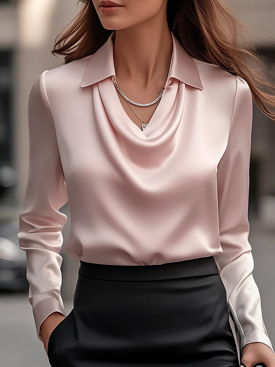BLAIRE | ELEGANT SATIN BLOUSE