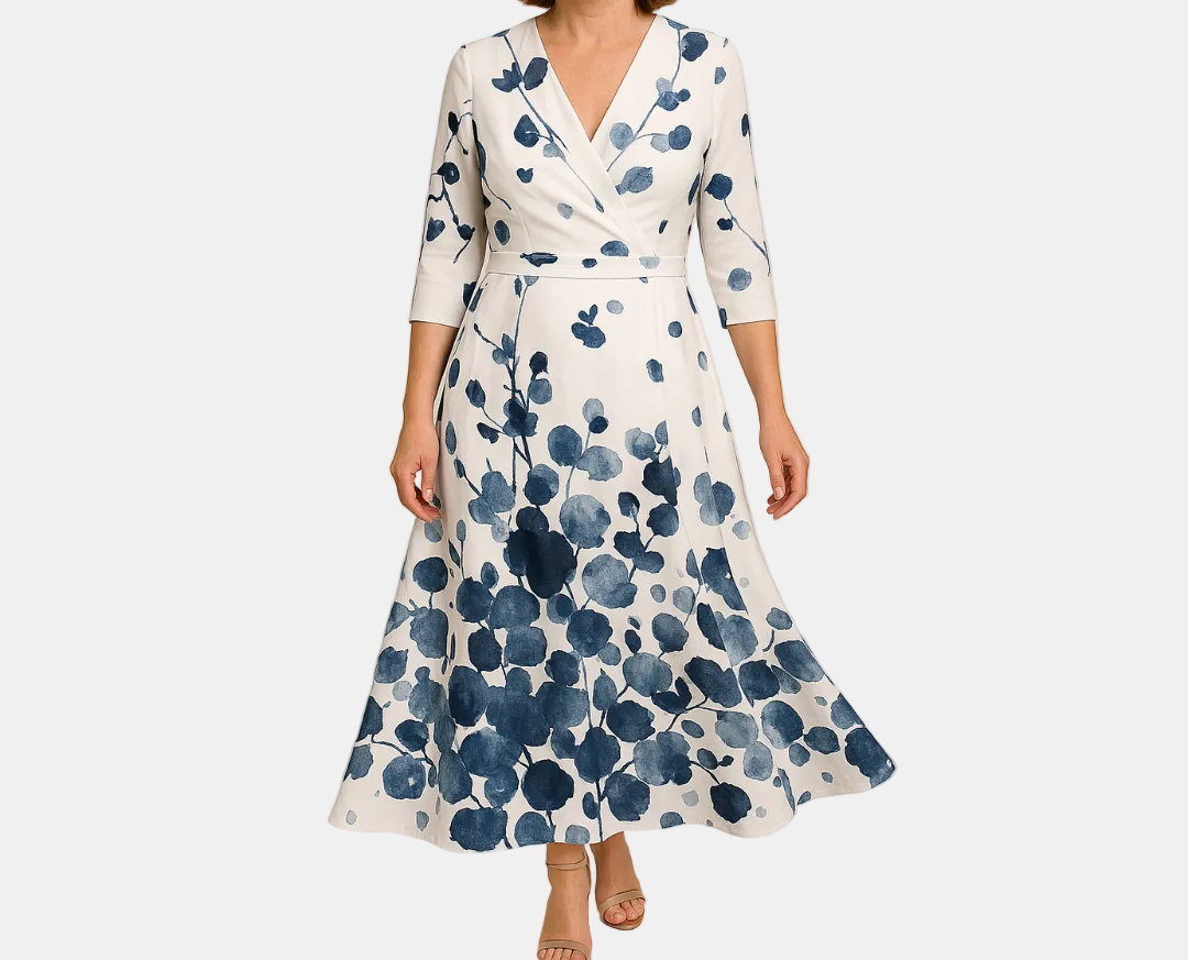 TAYLOR - ELEGANT FLORAL LUXURY DRESS