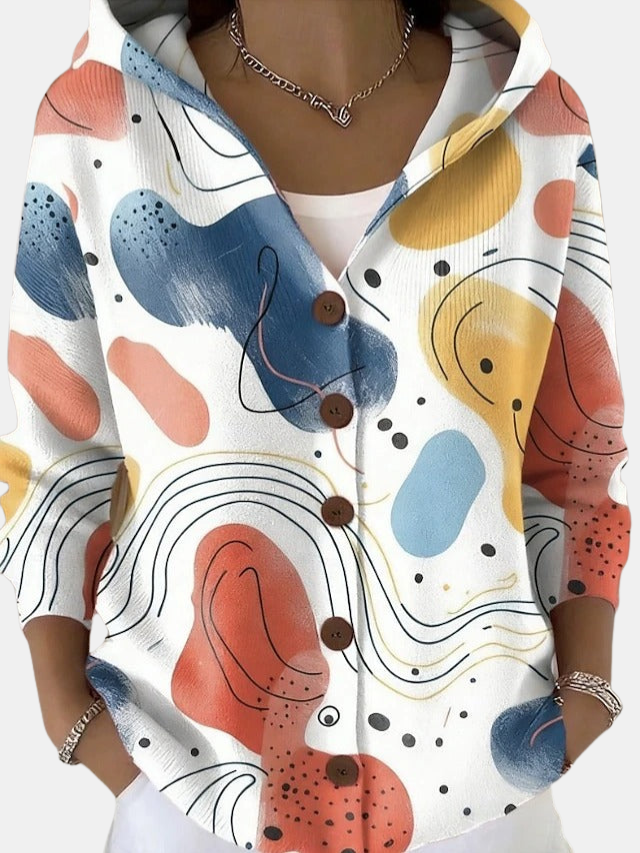 Emily | Long-Sleeved Artistic Cardigan