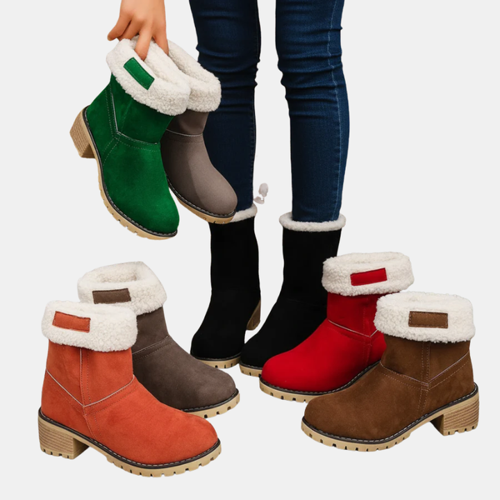 Denise | Blocked-Heeled Ankle Boots