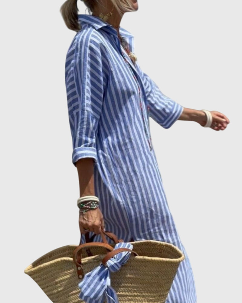 Deborah | Classic Striped Dress