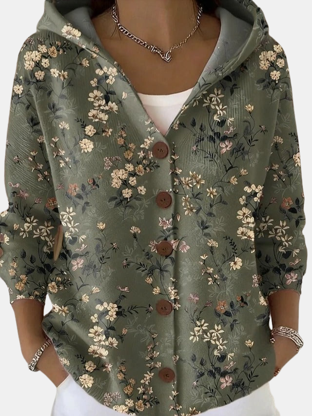 Emily | Long-Sleeved Artistic Cardigan