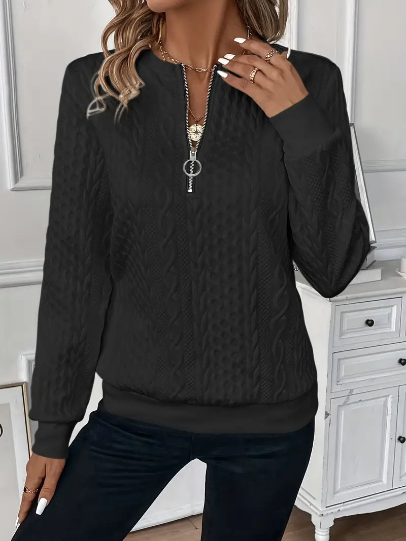 AMELIA | Cozy Zipper Sweater