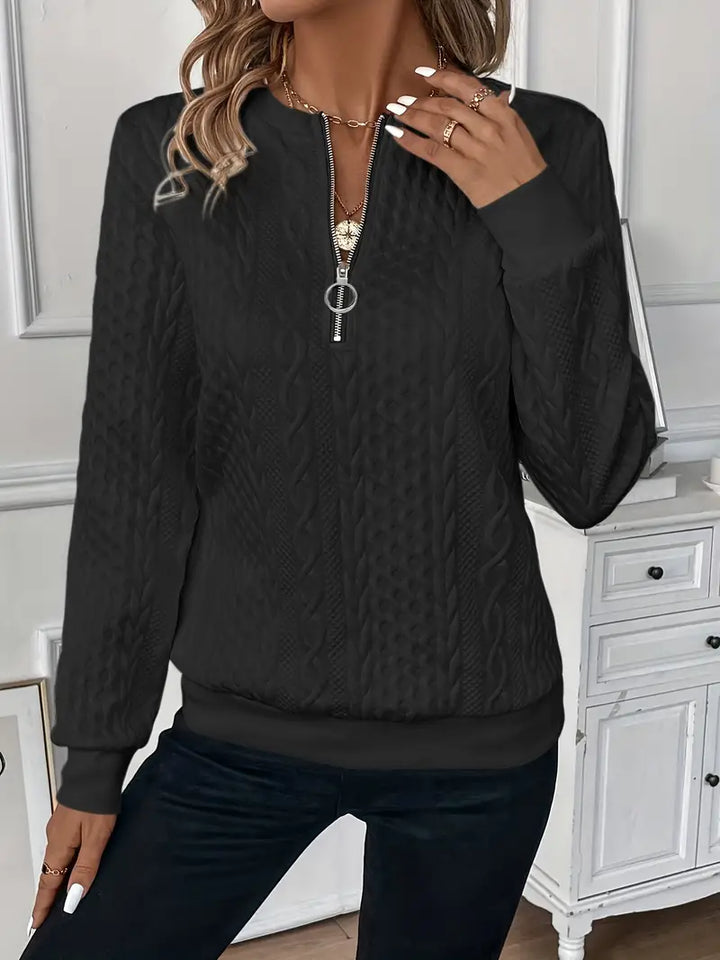 AMELIA | Cozy Zipper Sweater