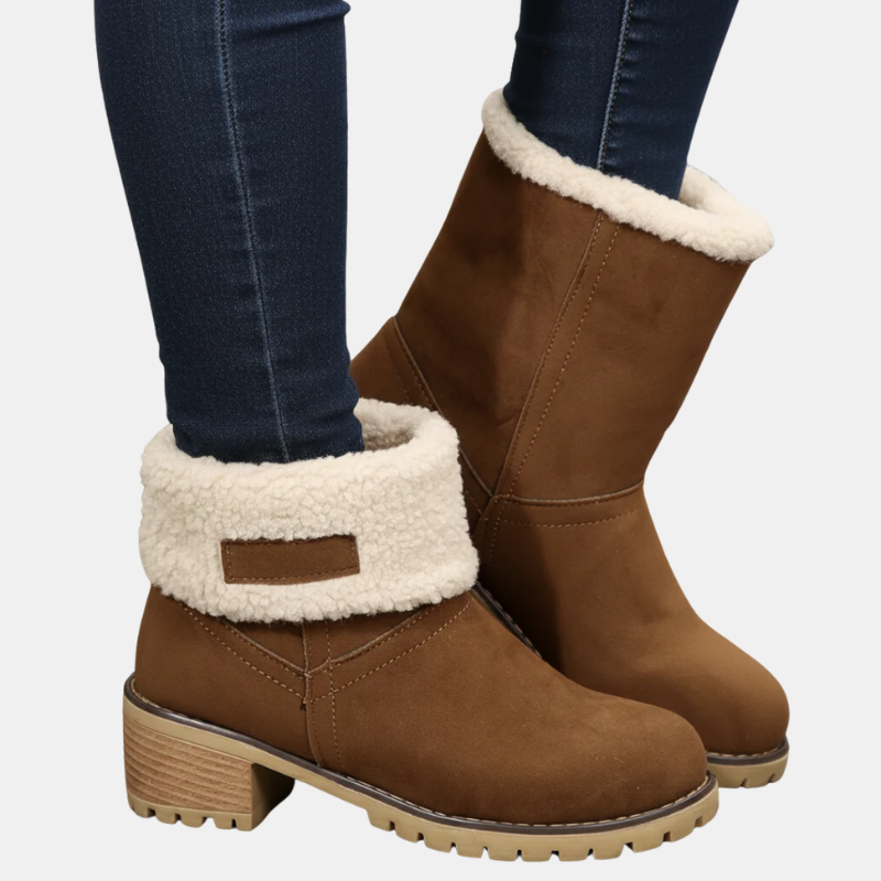 Denise | Blocked-Heeled Ankle Boots