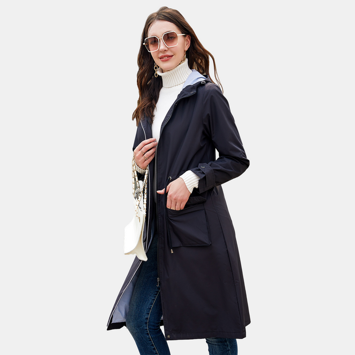 Lila | Stylish Waterproof Trench Coat