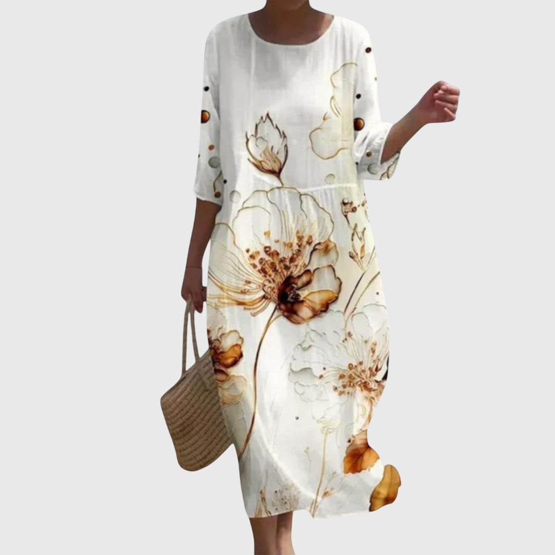 Cassandra | Stylish Floral Maxi Dress