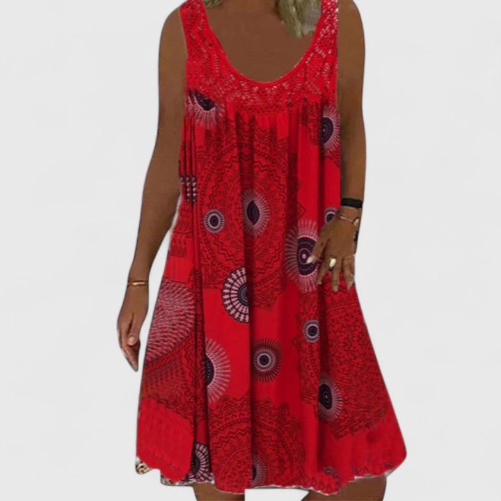 Elviana | Sleeveless summer comfy dress