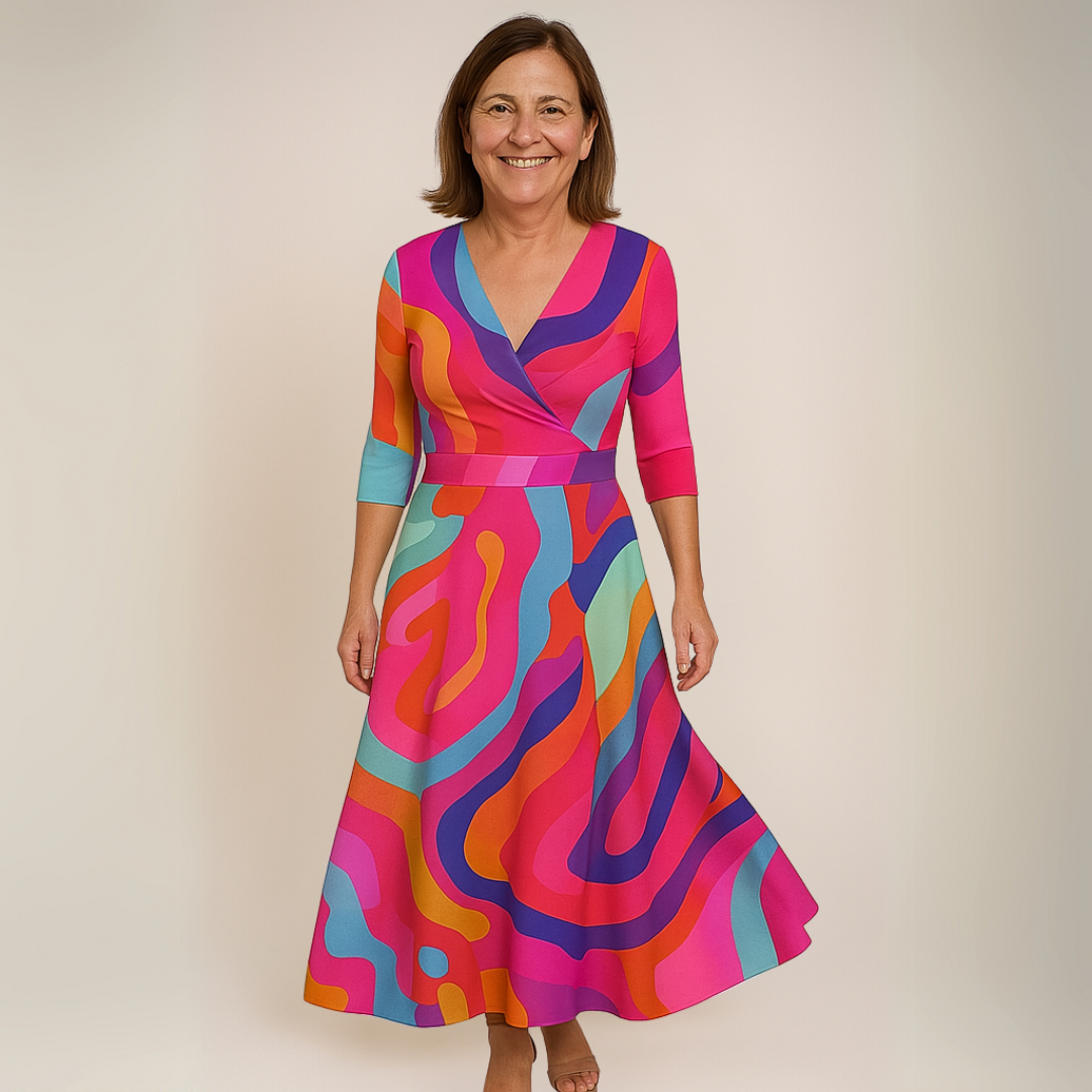 TAYLOR - ELEGANT FLORAL LUXURY DRESS