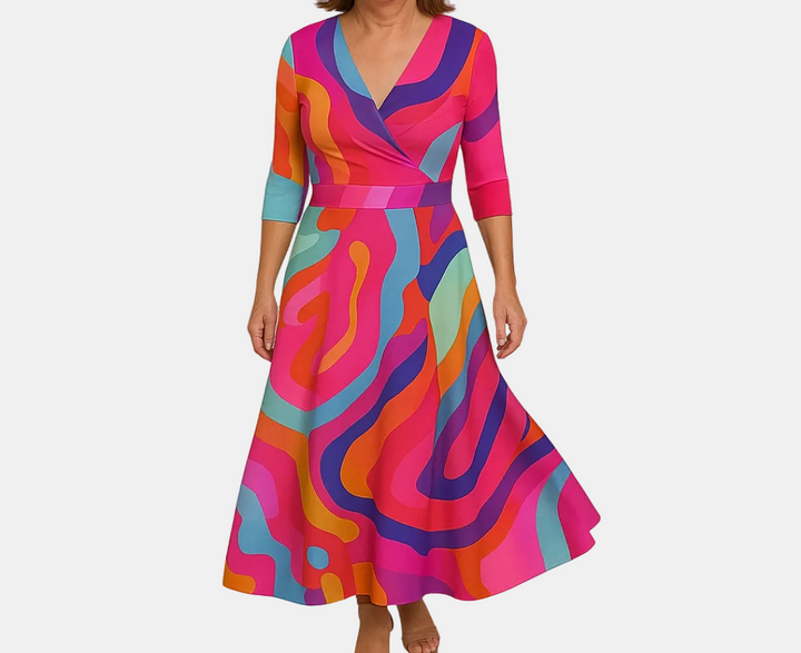 TAYLOR - ELEGANT FLORAL LUXURY DRESS