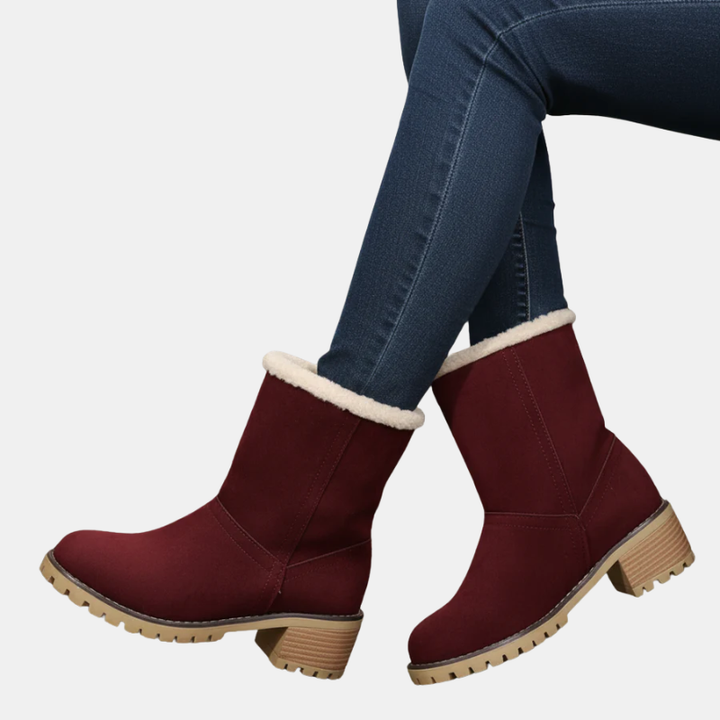 Denise | Blocked-Heeled Ankle Boots