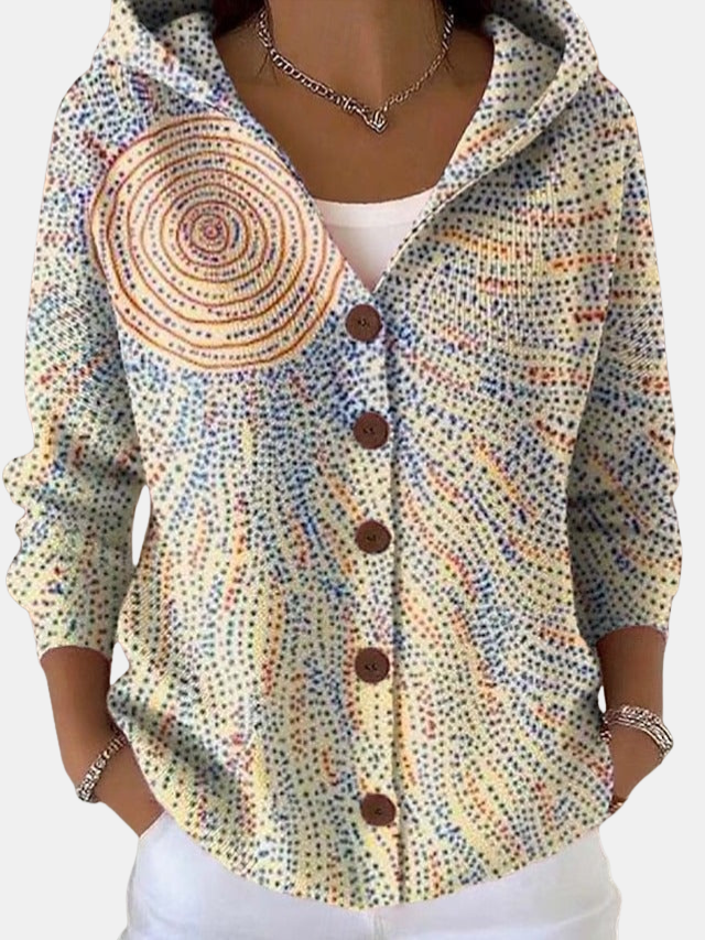 Emily | Long-Sleeved Artistic Cardigan
