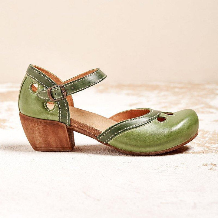 Liora | Comfortable Low-Heeled Sandals