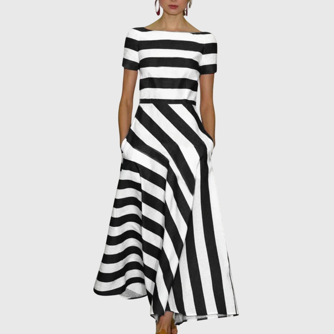 Caroline | Striped Dress