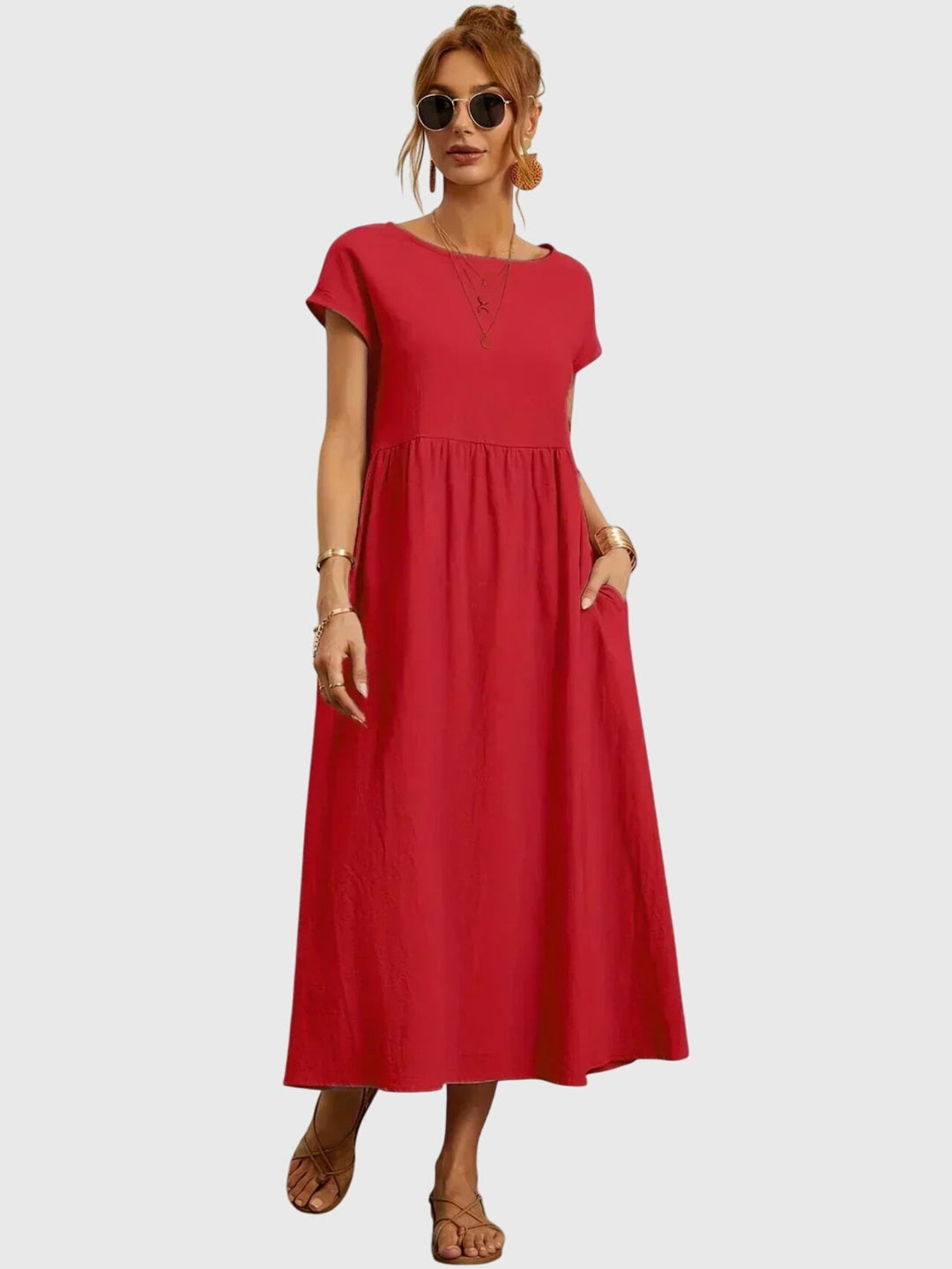 Alicia | Casual Pocket Dress