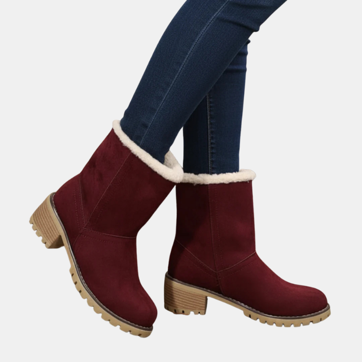 Denise | Blocked-Heeled Ankle Boots