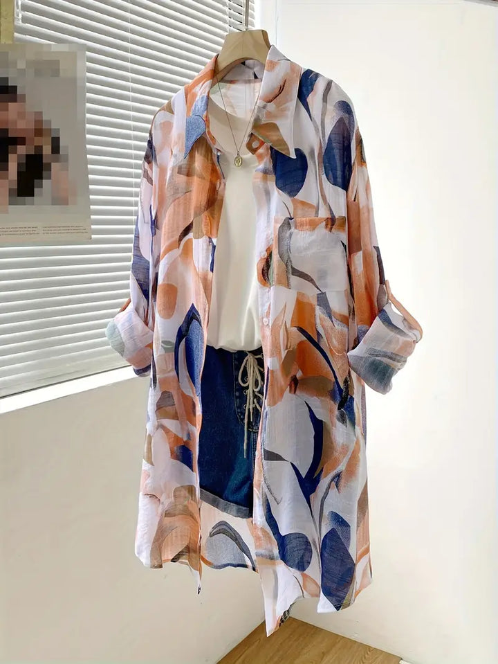 VICKY | STYLISH PRINTED BLOUSE