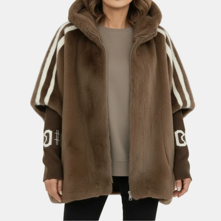 Reina | Hooded Faux Fur Jacket