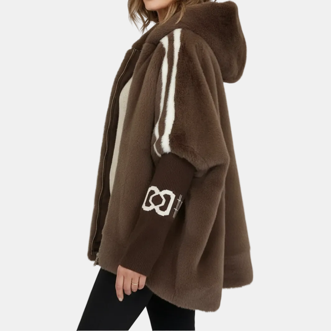 Reina | Hooded Faux Fur Jacket