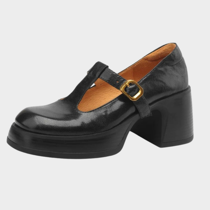 Lila | Elegant Blocked Heeled Mary Janes