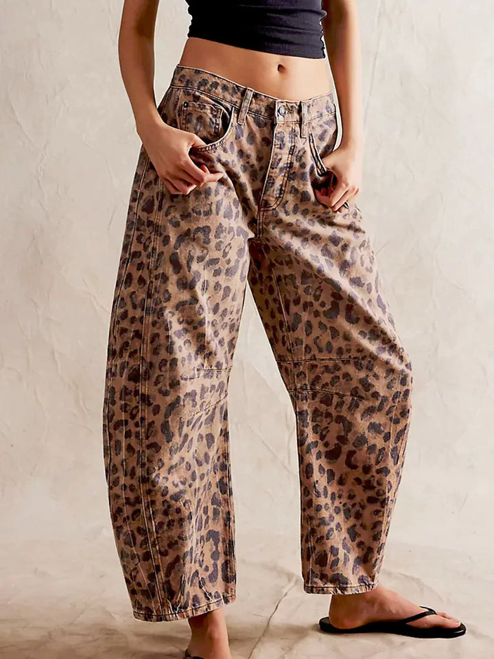 EDITH: COMFORTABLE LEOPARD PANTS