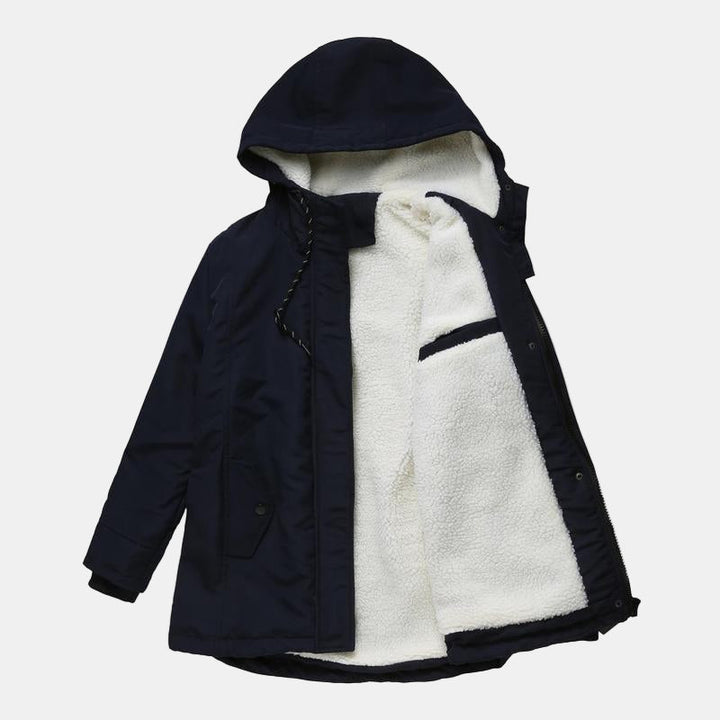 Mariel | Quilted Lining Hooded Coat