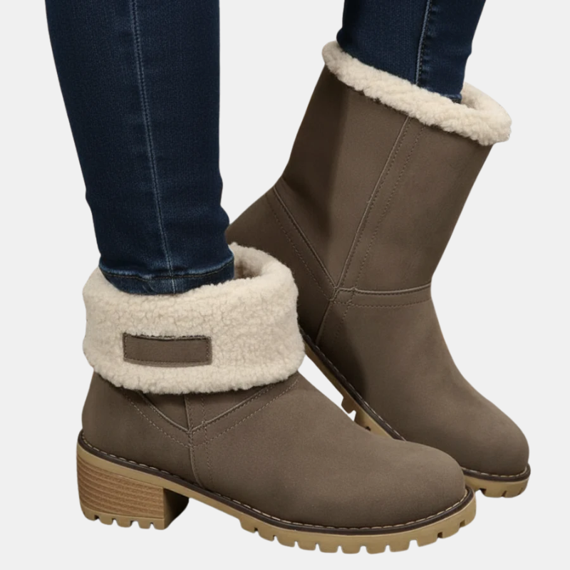 Denise | Blocked-Heeled Ankle Boots