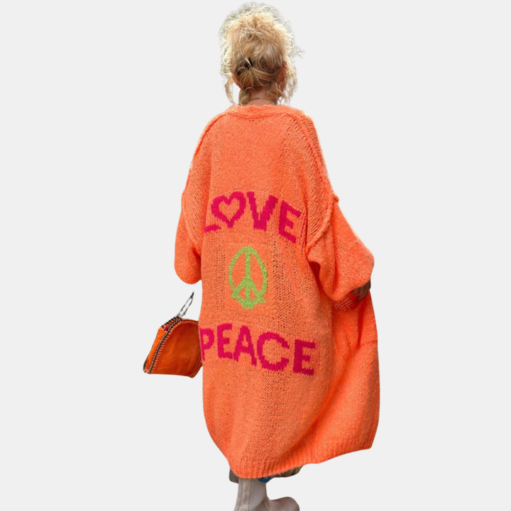 Freya | Oversized Knitted Long Cardigan