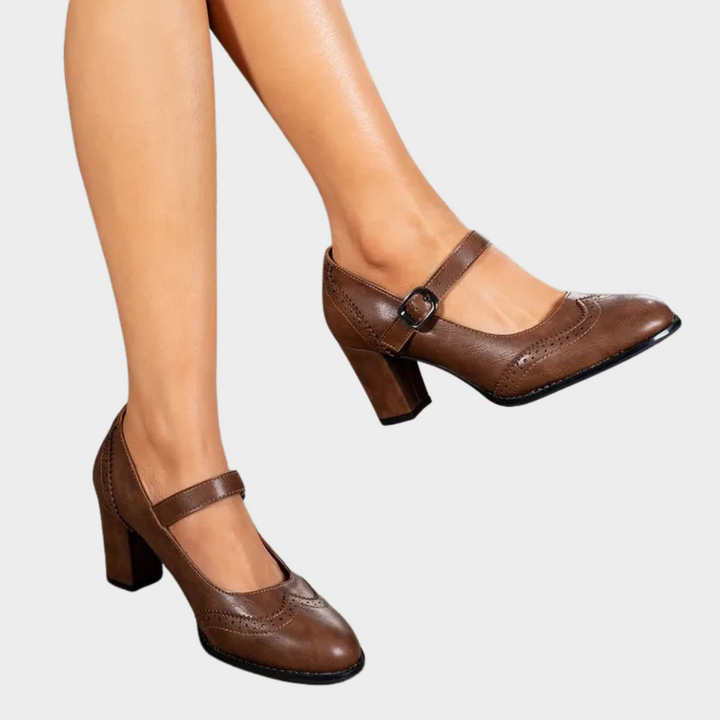 Alessandra | Leather Orthopedic Heels