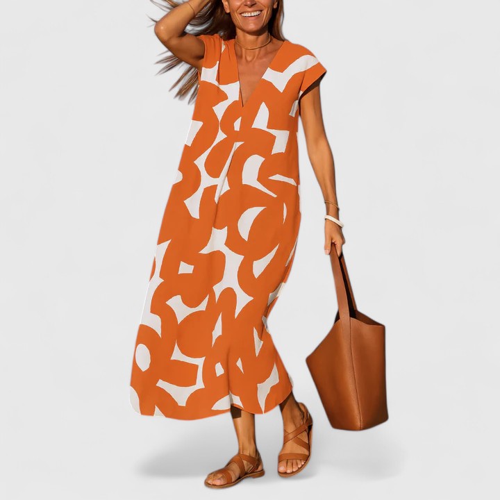 Chloe | Sophisticated V-Neck Dress