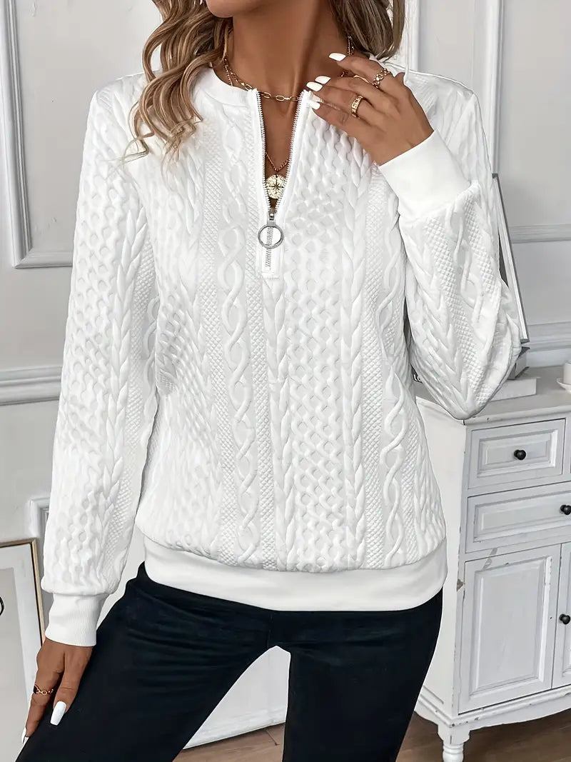 AMELIA | Cozy Zipper Sweater