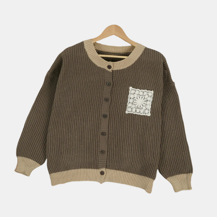 Evangeline | Knit Pocket Cardigan