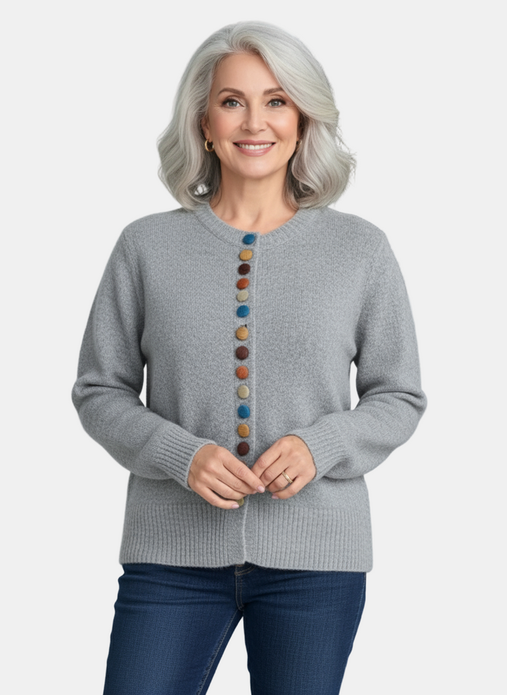 Inara | Button-Accent Cardigan