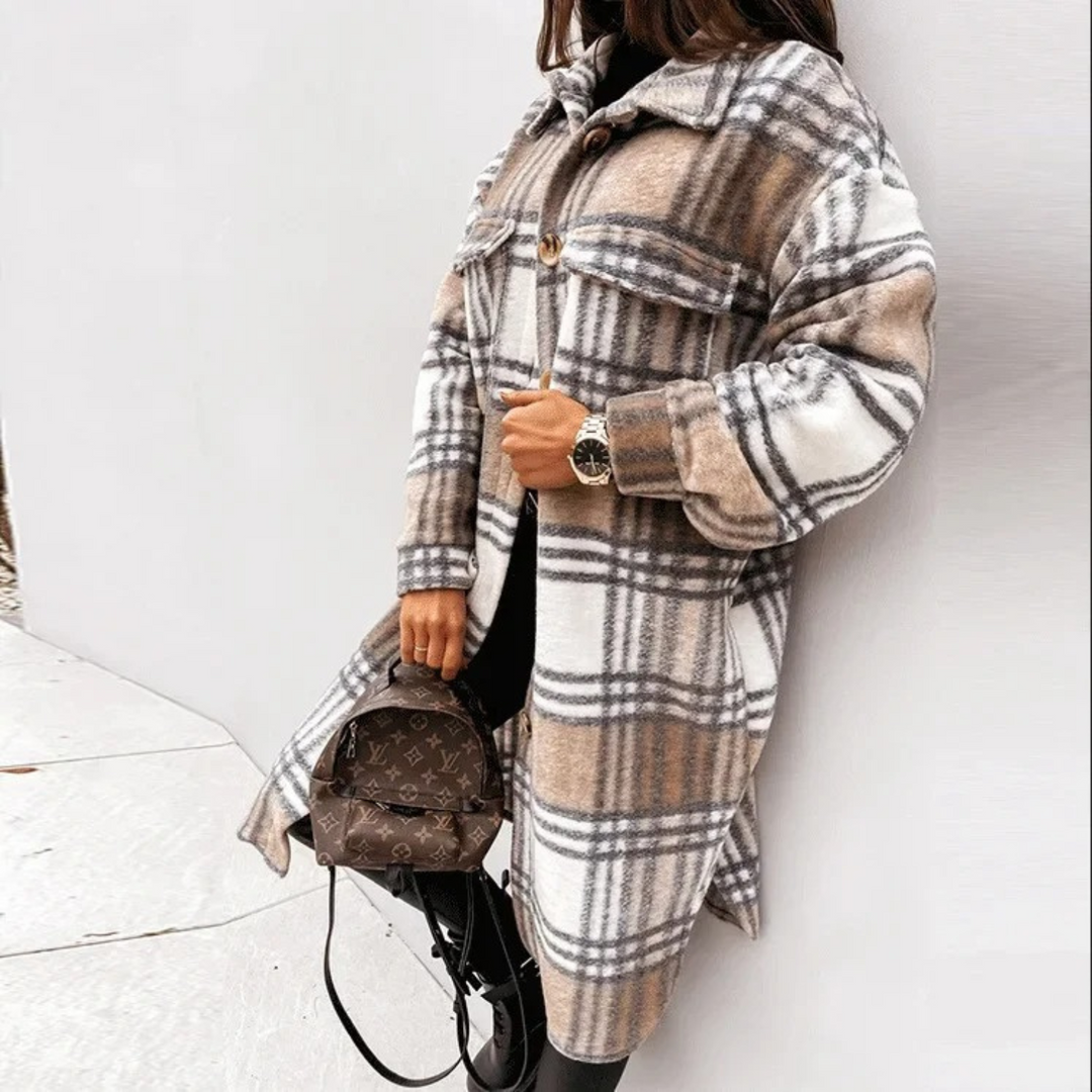 Celine | Everyday Checked Coat