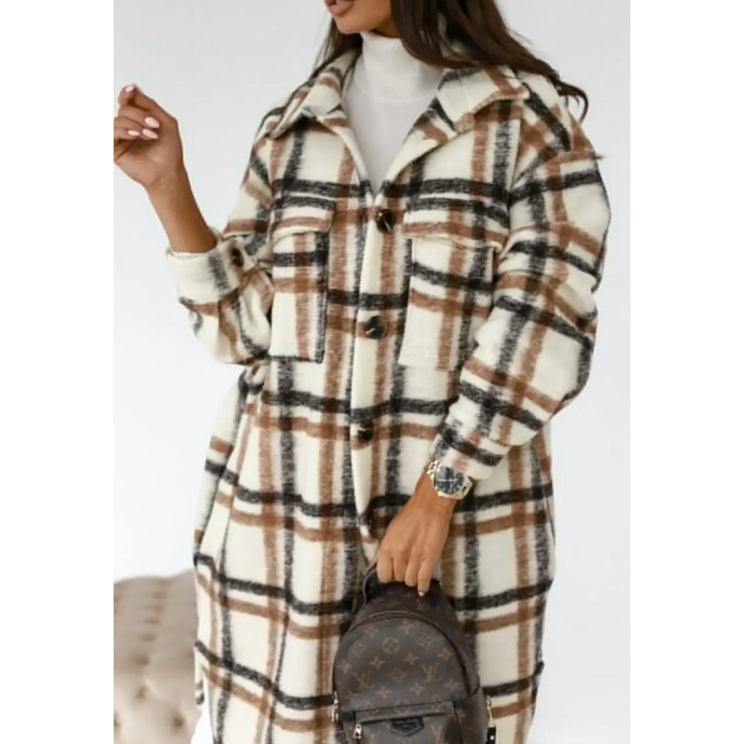 Celine | Everyday Checked Coat