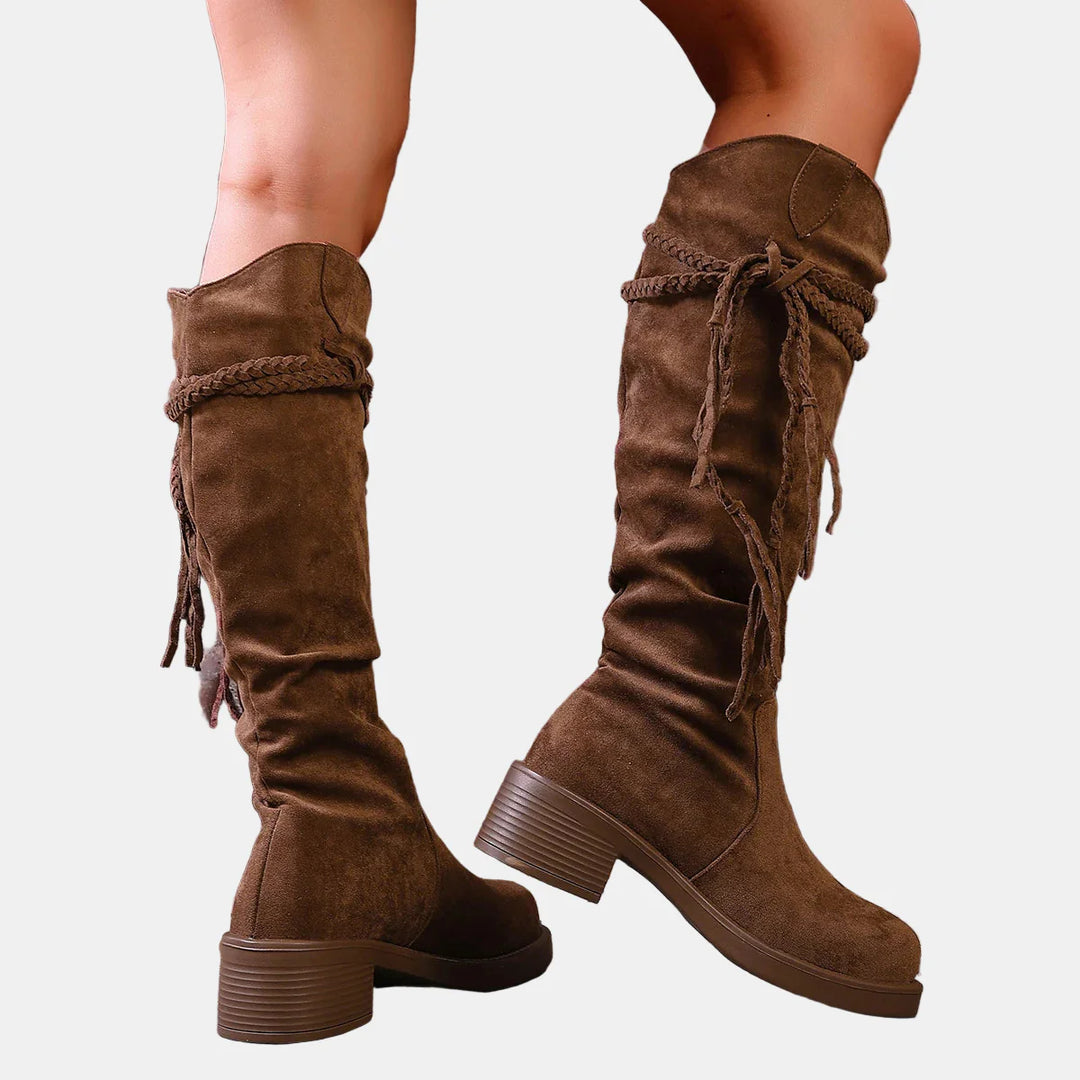 Vanessa | Chunky Heel Mid-Length Ankle Boots