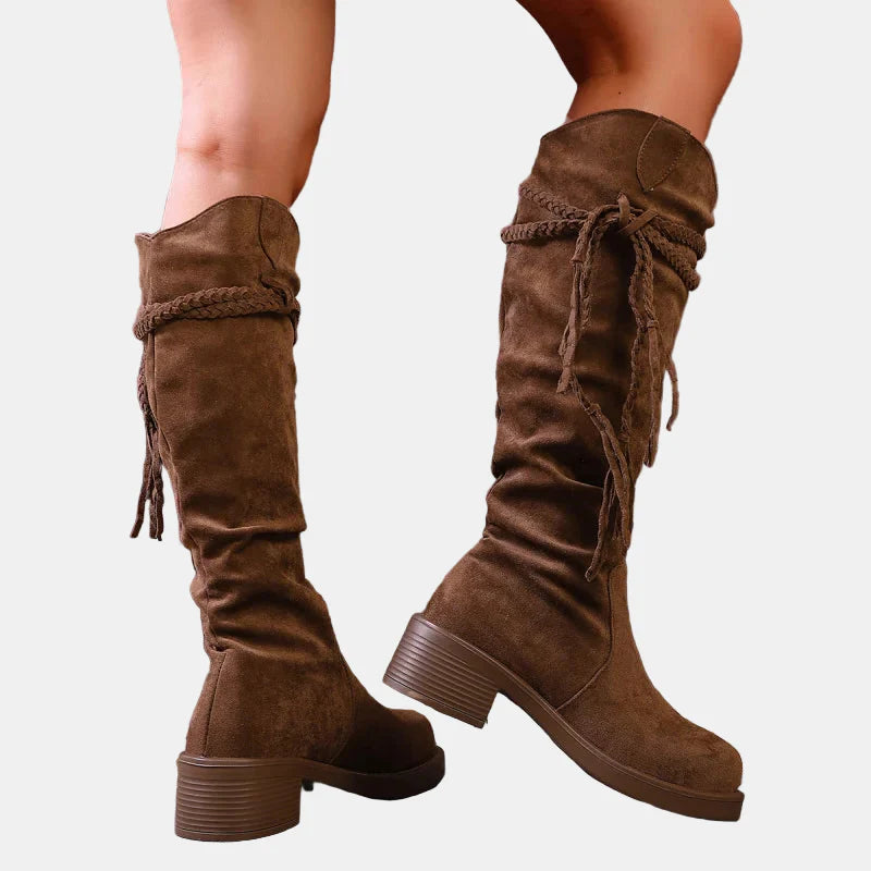 Vanessa | Chunky Heel Mid-Length Ankle Boots