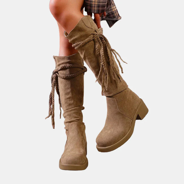 Vanessa | Chunky Heel Mid-Length Ankle Boots